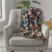 Couverture Geometric Mosaic in Blue and Red