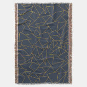 Couverture Géométrie bleu marine et or (devant Vertical)