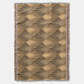 Couverture Géométrique Diamant Or (devant Vertical)