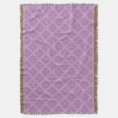 Couverture Géométrique fumé lilas art déco (devant Vertical)