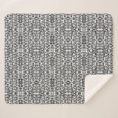 Couverture géométrique tribale Sherpa (Devant (Horizontal))