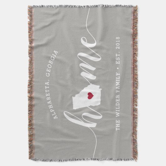 Couverture Géorgie Plaque d'immatriculation personnalisée de (devant Vertical)