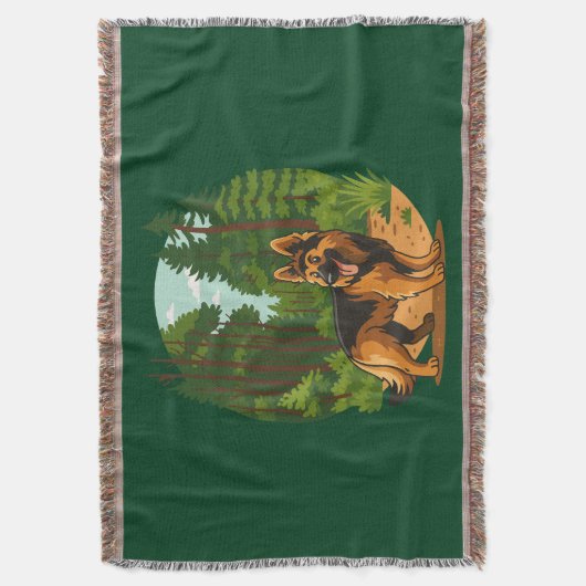 Couverture German Shepherd Forest Adventure Dog  (devant Vertical)
