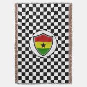 Couverture Ghana flag throw blanket (devant Vertical)
