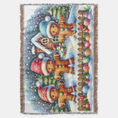Couverture Gingerbread Family Snowy Christmas Scene (devant Vertical)
