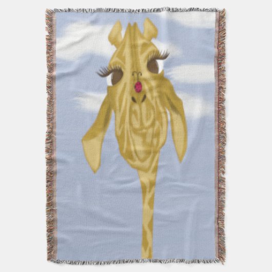 Couverture Girafe Mignonne Et Colorée (devant Vertical)