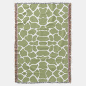 Couverture Girafe Safari Vert (devant Vertical)