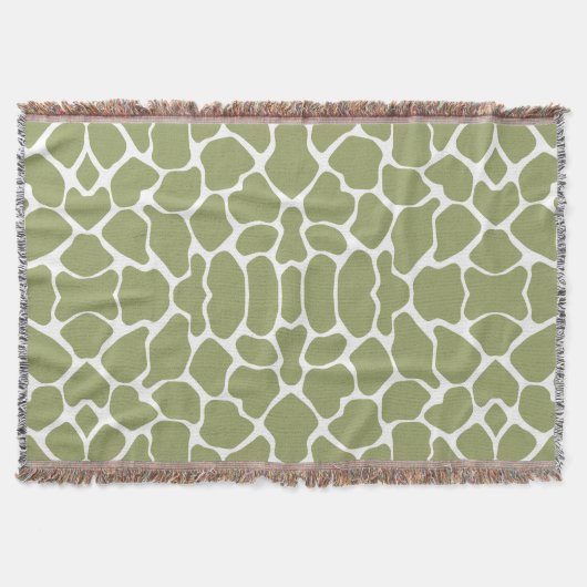 Couverture Girafe Safari Vert (Devant)