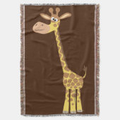 Couverture Giraffe Cartoon mignonne (devant Vertical)