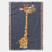 Couverture Giraffe De Cartoon Cute Et Ami (devant Vertical)