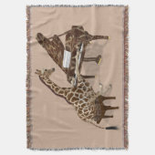 Couverture Giraffe douce Jouer Grand Piano (devant Vertical)