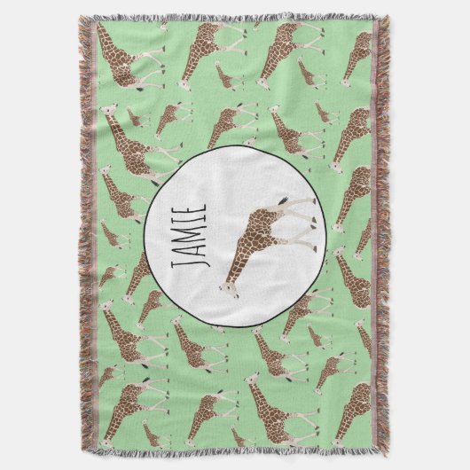 Couverture Giraffe Jungle Safari animal (devant Vertical)