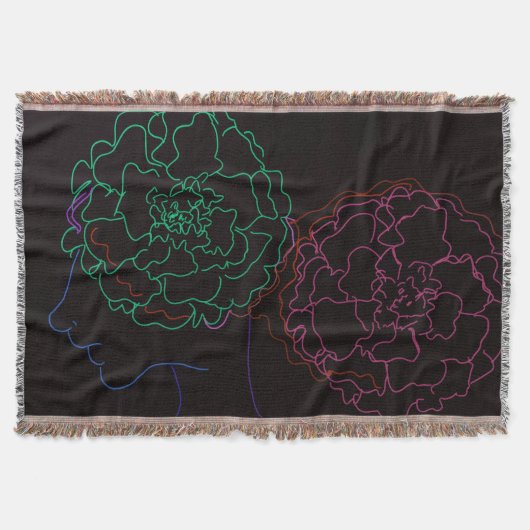 Couverture Girl with Marigold Afro Puffs (Devant)