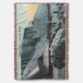 Couverture Glace historique à Niagara Falls Jeter Blanket (devant Vertical)