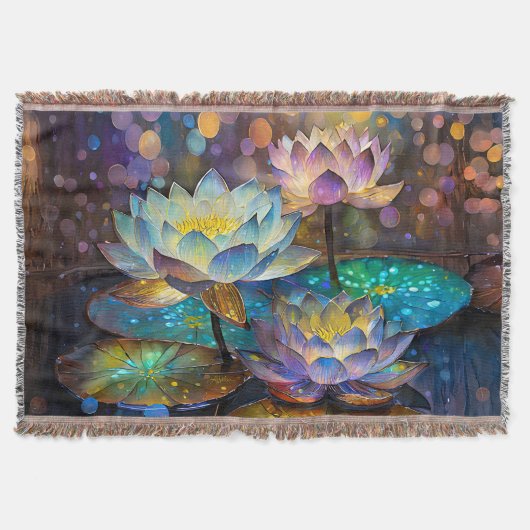 Couverture Glowing Lotus Flowers Trio (Devant)