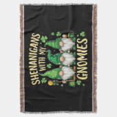 Couverture Gnome de la Fête de la Saint-Patrick Chanceux Trèf (devant Vertical)