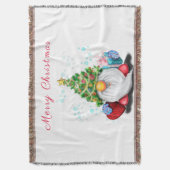 Couverture Gnome de Noël avec cadeau (devant Vertical)