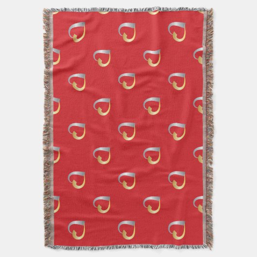 Couverture Gold et argent Valentine Heart (devant Vertical)