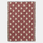 Couverture Gold Red Cream Glitter Hearts  (devant Vertical)