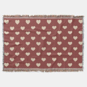 Couverture Gold Red Cream Glitter Hearts  (Devant)