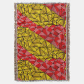 Couverture Golden Geometry Stripes - Luxe Abstrait (devant Vertical)