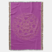 Couverture Golden Mandala - Lance Blanket (devant Vertical)