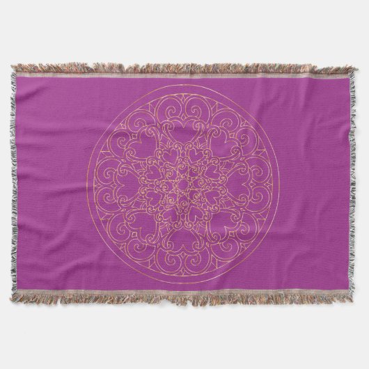 Couverture Golden Mandala - Lance Blanket (Devant)