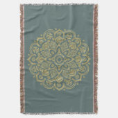 Couverture Golden Mandala - Lance Blanket (devant Vertical)