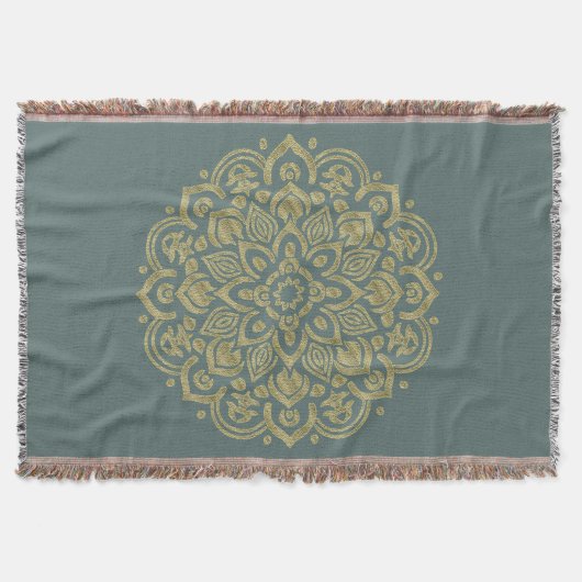 Couverture Golden Mandala - Lance Blanket (Devant)