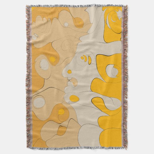 Couverture Golden Marble Abstract Design for Refined Spaces (devant Vertical)