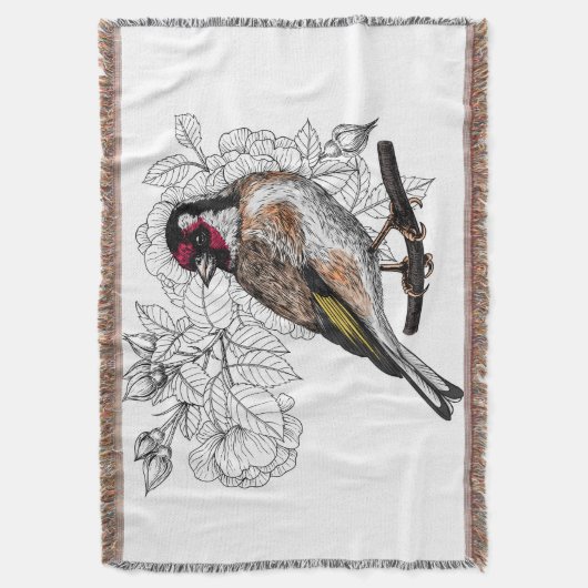 Couverture Goldfinch et rose (devant Vertical)