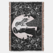 Couverture Gothique Emo Enfants Kiss Valentine's Day (devant Vertical)