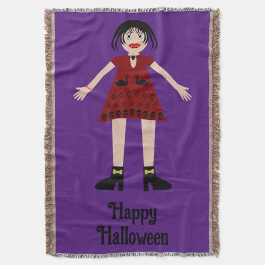 Couverture Gothique Halloween Vampire Lady Custom (devant Vertical)