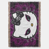 Couverture Gothique Kitty Skull Bow (devant Vertical)
