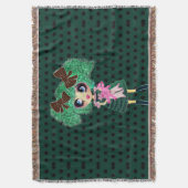 Couverture Gothique Lolita enfant émeraude et noir (devant Vertical)