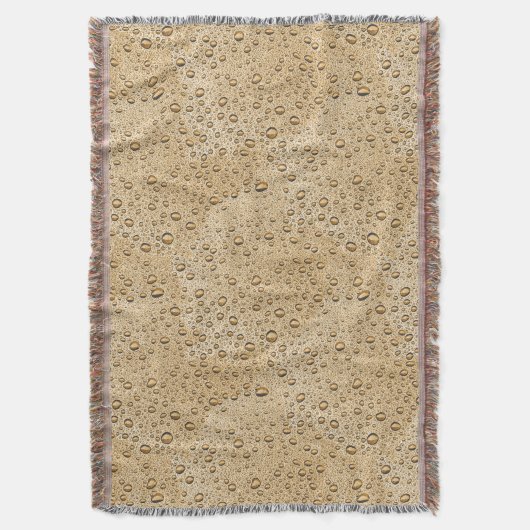 Couverture gouttelettes d'eau d'or (devant Vertical)