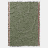 Couverture gouttelettes d'eau verte d'olive (devant Vertical)