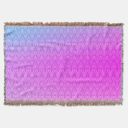 Couverture Gradient pastel colors ornamental pink vert (Devant)