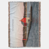 Couverture Grand Haven South Pierhead Lumières lancer couvert (devant Vertical)