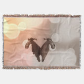 Couverture Grand Héron bleu Sunrise Reflection Blanche (Devant)