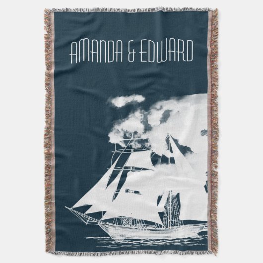 Couverture Grand navire et nuages Nautique (devant Vertical)