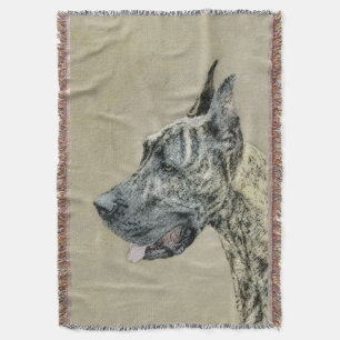 Couverture Grande Danse (Brindle) Peinture - Art Chien origin