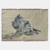 Couverture Grande Danse (Brindle) Peinture - Art Chien origin (Devant)