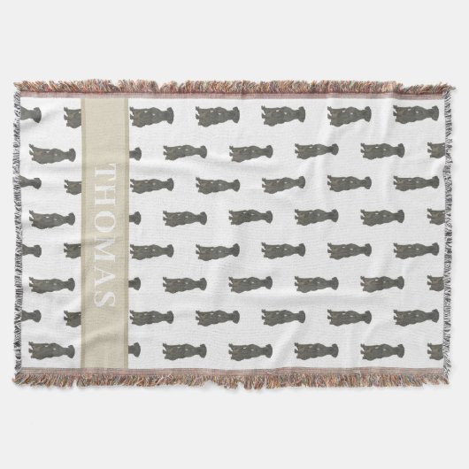 Couverture Grande Danse personnalisé (Noir) (Devant)