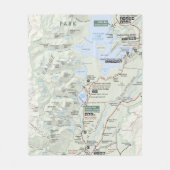 Couverture grande d'ouatine de carte de Teton (Devant)