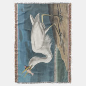 Couverture Grande Peinture de la faune d'Audubon Heron blanc (devant Vertical)