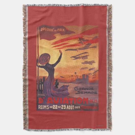 Couverture Grande semaine d'aviation - affiche de ondulation (devant Vertical)