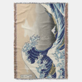 Couverture Grande vague japonaise au large de Kanagawa Throw  (devant Vertical)