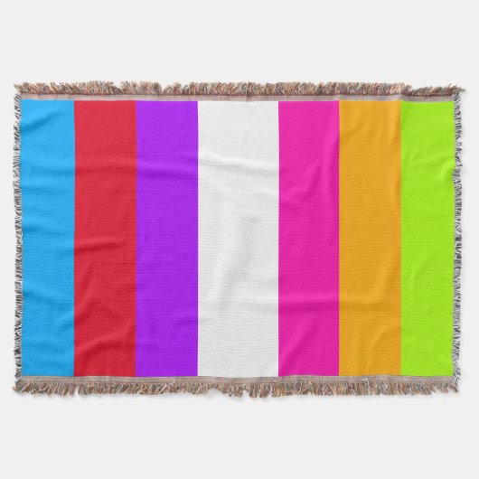 Couverture Grandes Couleurs Néon | (Devant)