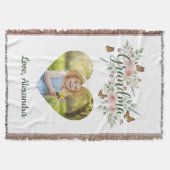 Couverture Grandma Gift - Floral Photo (Devant)